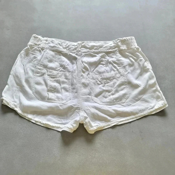 Women's Rewash American Brand White Boho Hippie Bohemian Shorts Rayon Size M - Picture 6 of 7
